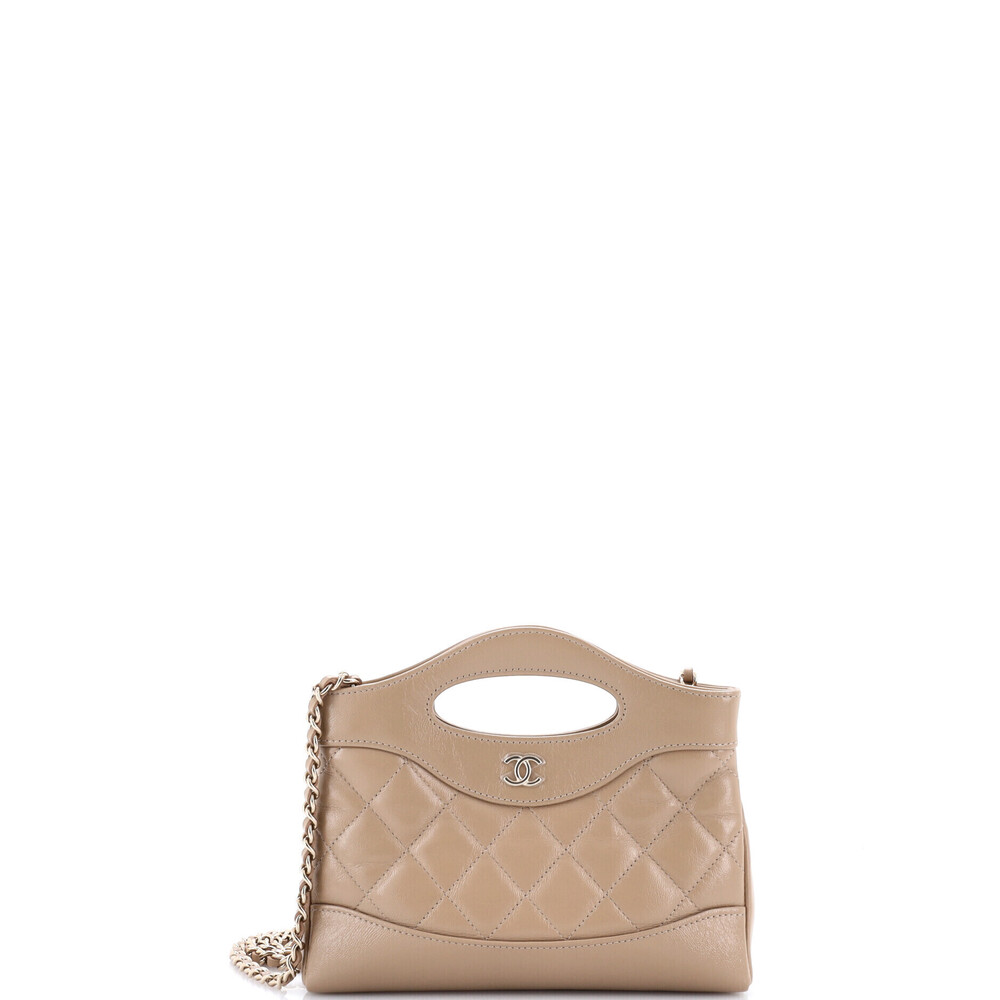 Chanel Small 31 Shopping Bag Clutch with Chain